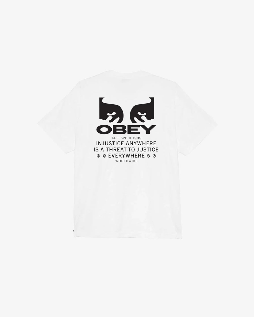 JUSTICE EVERYWHERE HEAVYWEIGHT T-SHIRT - Four Street