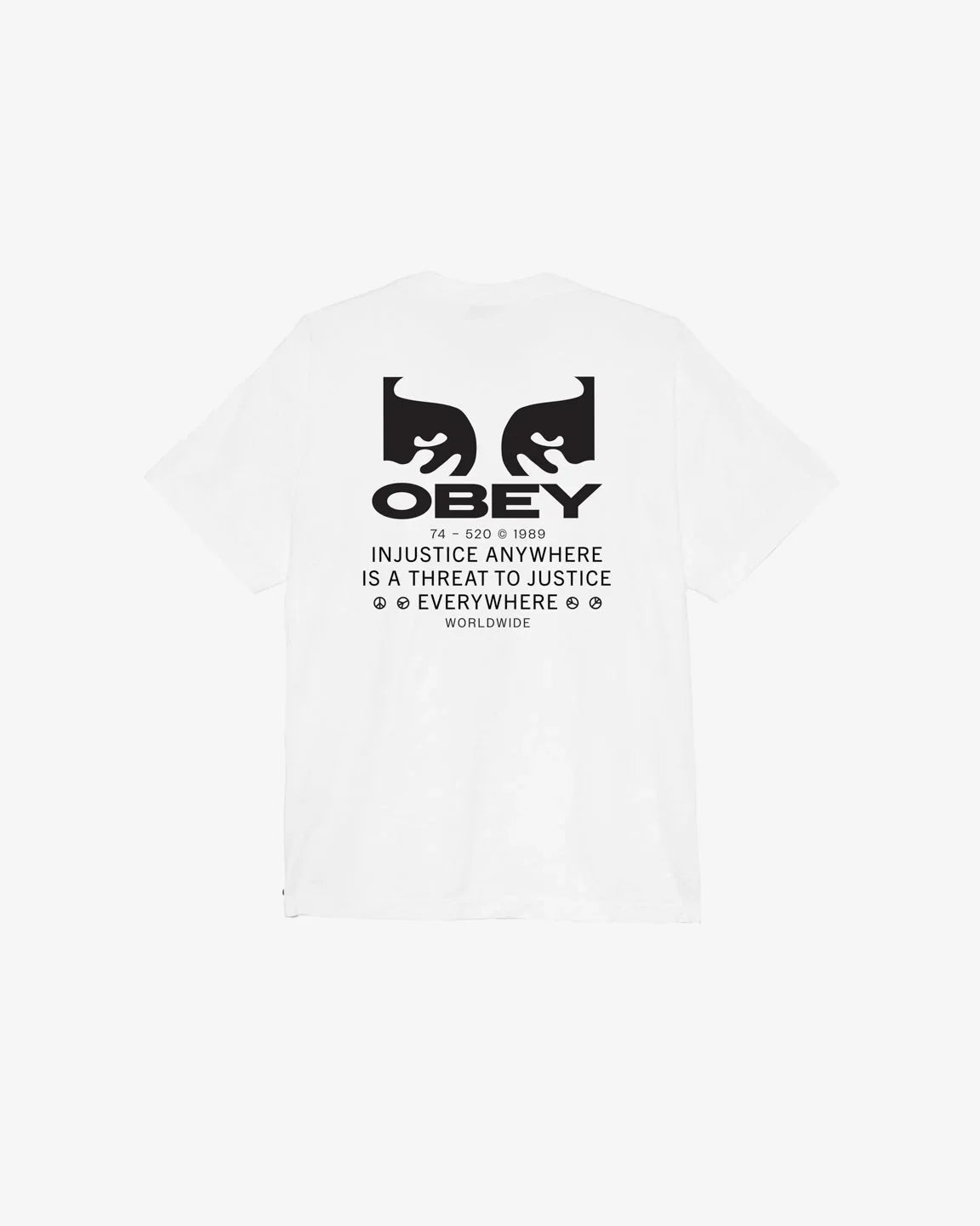 JUSTICE EVERYWHERE HEAVYWEIGHT T-SHIRT