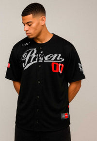 Camisa de Baseball Prison NYC 00 Black