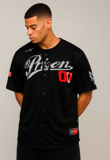 Camisa de Baseball Prison NYC 00 Black