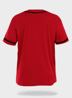 camiseta de baseball Prison new york 00 vermelha