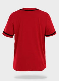 camiseta de baseball Prison new york 00 vermelha
