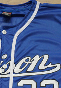Camiseta Baseball Jersey Prison 23 Azul Royal
