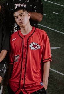 Camiseta de Baseball Prison x NFL Kansas City Chiefs