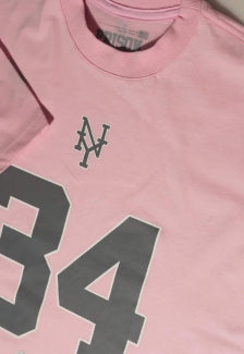 Camiseta Streetwear Prison Nova York Rosa 34