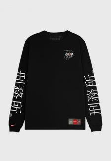Camiseta Manga Longa Japan Prison Preta