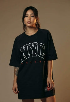 Camiseta New York Logo Prison Preta