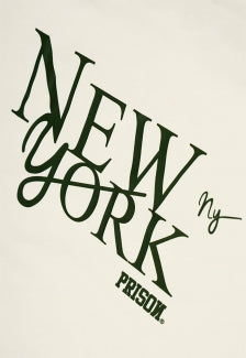 Camiseta Nyc Street Prison Offwhite