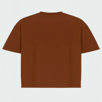 Camiseta Over Logo box Prison Marrom
