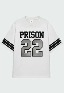 Camiseta Oversized Prison College 22