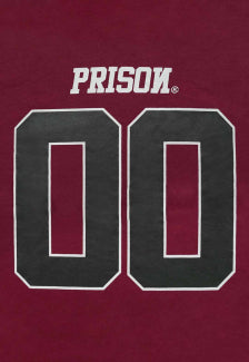 Camiseta Oversized Prison 00  Vinho