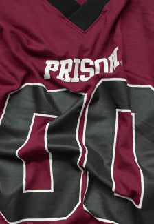 Camiseta Oversized Prison 00  Vinho