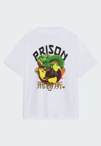 Camiseta Prison Global Dragon Branca