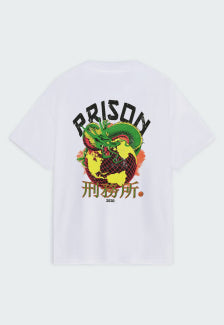 Camiseta Prison Global Dragon Branca
