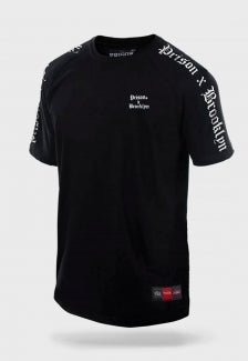 Camiseta Prison Raglan Brooklyn Preta