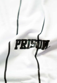 Camiseta Prison Streetwear NY Branca Listrada