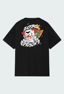 Camiseta Prison Super Clown Preta