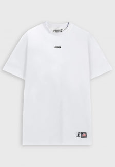 Camiseta  Prison White and Black Logo Premium Branca