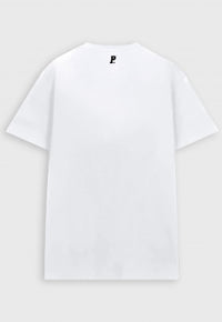 Camiseta  Prison White and Black Logo Premium Branca