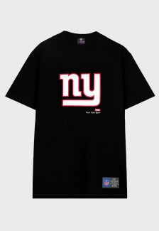 Camiseta Prison x NFL Giants Logo Preta
