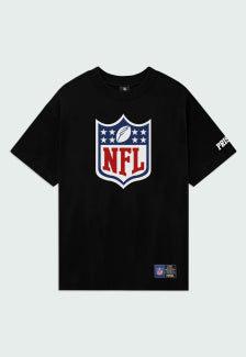 Camiseta Prison x NFL Shield Preta