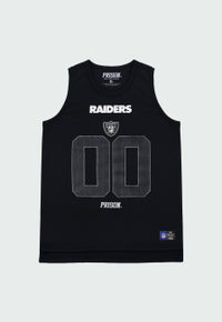 Camiseta Regata Prison X NFL Las Vegas Raiders Preta