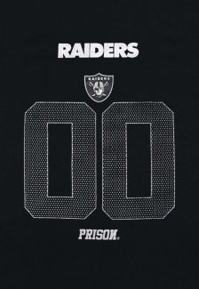 Camiseta Regata Prison X NFL Las Vegas Raiders Preta