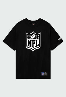 Camiseta Streetwear NFL Shield Prison Preta