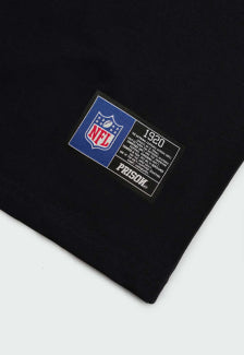 Camiseta Streetwear NFL Shield Prison Preta