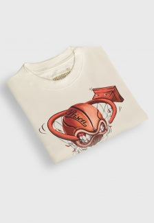 Camiseta Streetwear Off-White Prison Basketball Hoop