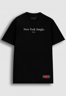 Camiseta Streetwear Prison Black New York Jungle