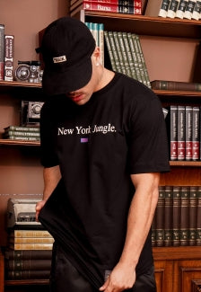 Camiseta Streetwear Prison Black New York Jungle