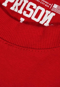 Camiseta Streetwear Prison Clean P Red