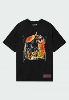 Camiseta streetwear Prison Doberman