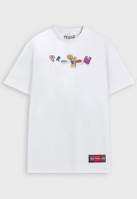Camiseta Streetwear Prison Float Logo White
