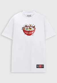 Camiseta Streetwear Prison Milk Splash White