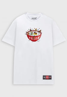 Camiseta Streetwear Prison Milk Splash White