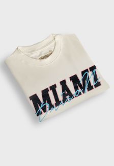 Camiseta Streetwear Prison Off-White Miami Sport