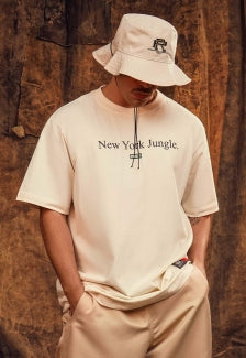Camiseta Streetwear Prison Off White New York Jungle