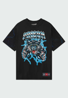 Camiseta Streetwear Prison Panther Preta