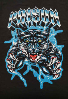 Camiseta Streetwear Prison Panther Preta