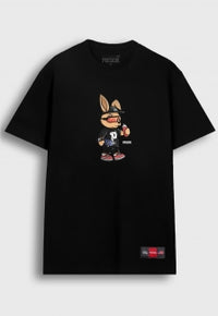 Camiseta Streetwear Prison Rabbit Black
