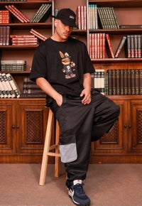 Camiseta Streetwear Prison Rabbit Black
