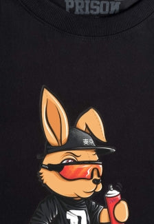 Camiseta Streetwear Prison Rabbit Black