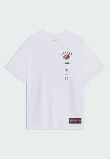 Camiseta Streetwear Prison Tiger Branca