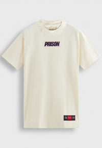 Camiseta Streetwear Prison Traditional Logo Off-White