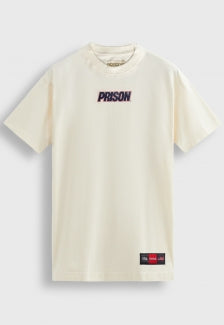 Camiseta Streetwear Prison Traditional Logo Off-White