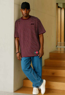 Camiseta Streetwear Prison Vinho Listrada