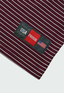 Camiseta Streetwear Prison Vinho Listrada