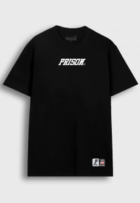 Camiseta Streetwear Prison White and Black Logo